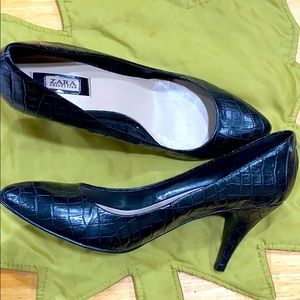 Zara Collection Croc Pumps